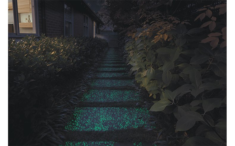 Modern Glow In The Dark Exterior Concrete Paint for Large Space
